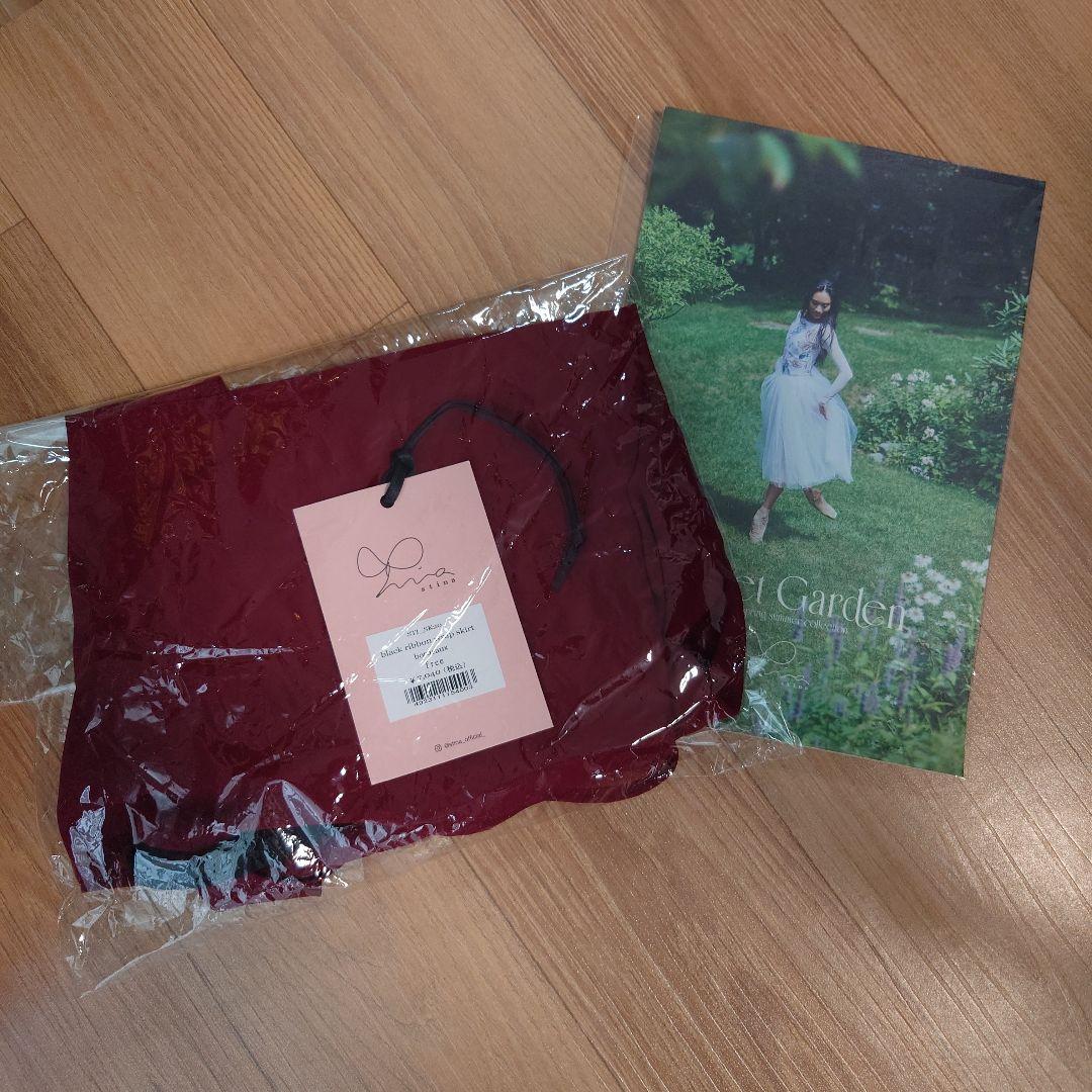 【新品・未使用】スティナ stina 巻きスカート ワインレッド　赤