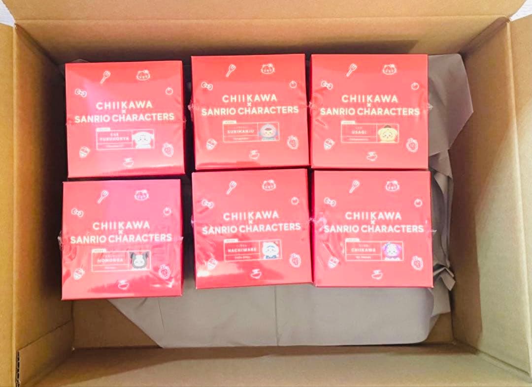 ちいかわ×サンリオ キャラクターズ　きらめっこ　kiramekko 6種　コンプ