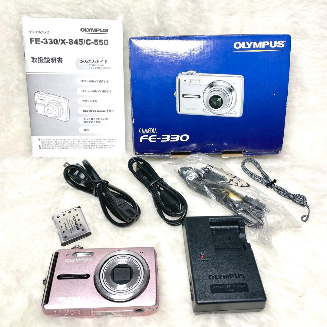 【人気色✨】OLYMPUS オリンパス FE-330 デジタルカメラ コンデジ
