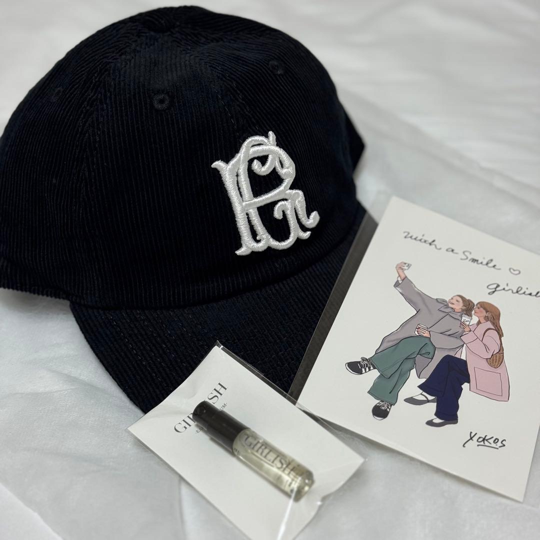 GIRLISH ガーリッシュ コーデュロイ キャップ 新品未使用