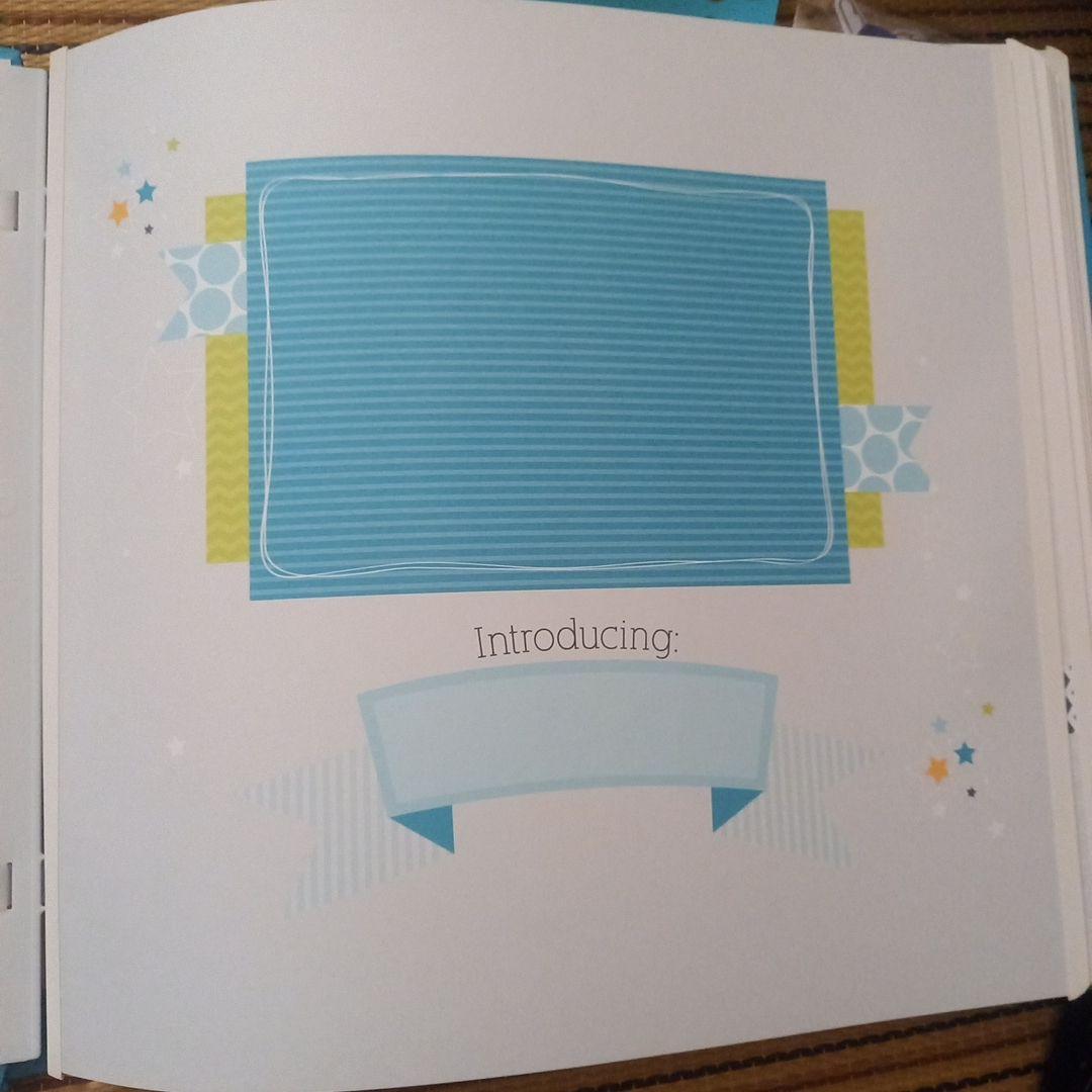 クリエイティブメモリーズ It's a Boy アルバムカバー&F2F台紙セット