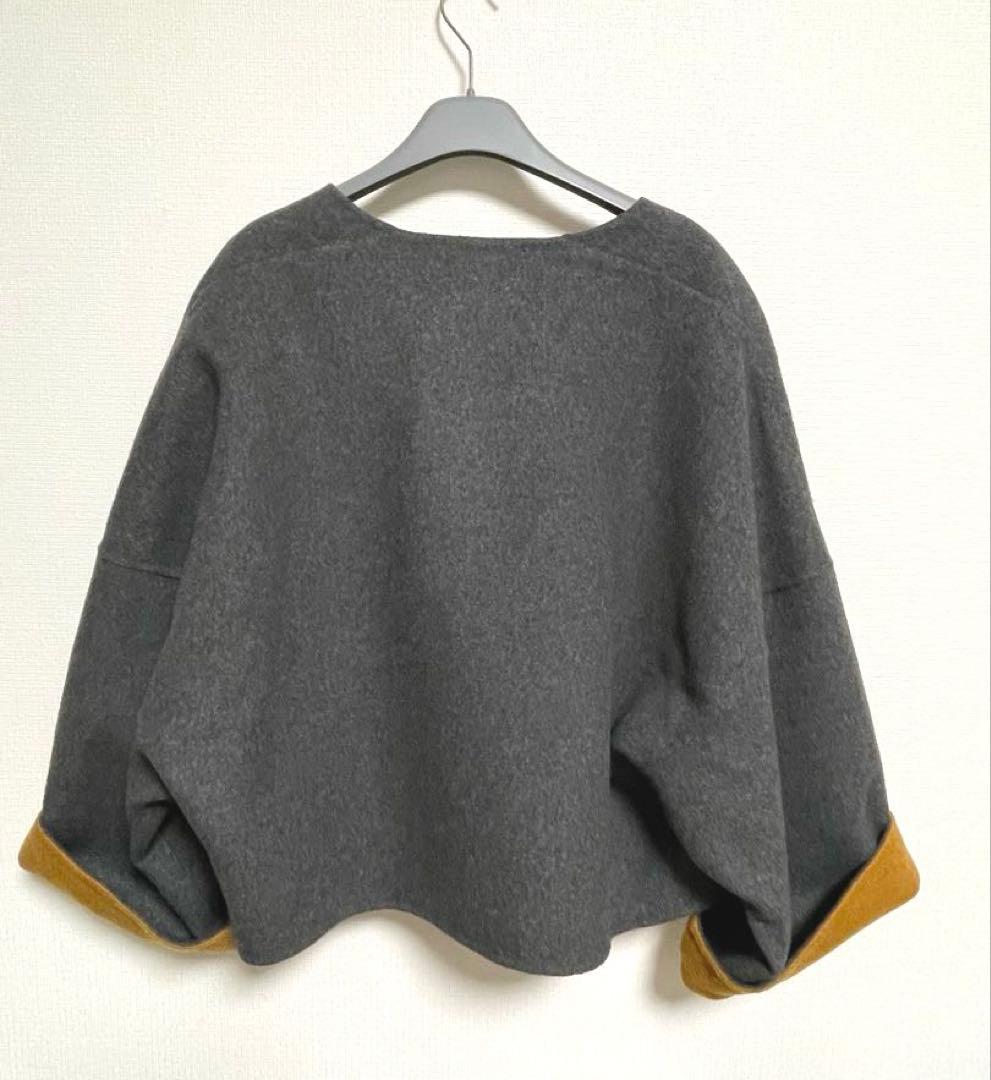 ⭐︎美品⭐︎ebure エブール ノーカラーコート　リバーコート