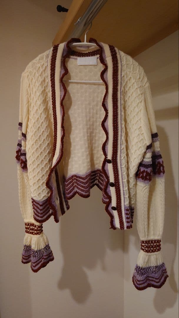 トップス Mame Kurogouchi Lace Knitting Cardigan
