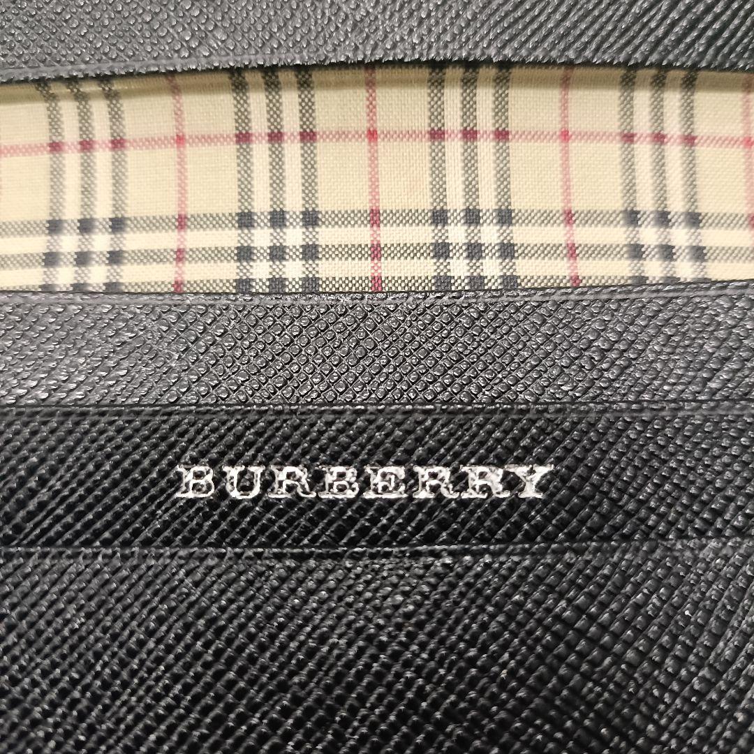新品未使用　BURBERRY　サフィアーノレザー　名刺入れ