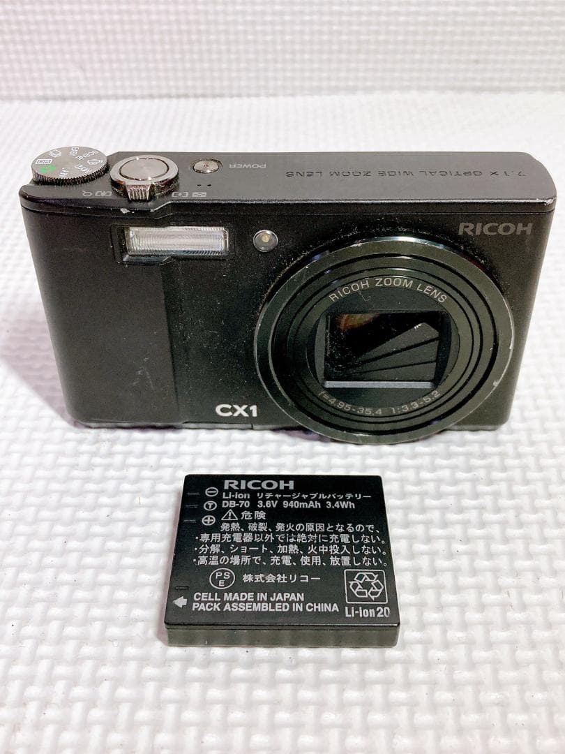 ★RICOH リコー CX1 デジタルカメラ DC 3.8V 1.7W WIDE