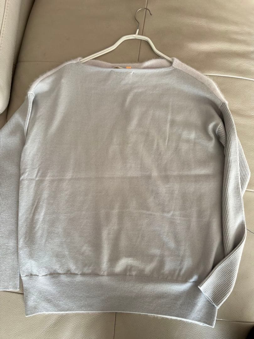 Demiluxe beams フラッフィーニット　ライトグレー