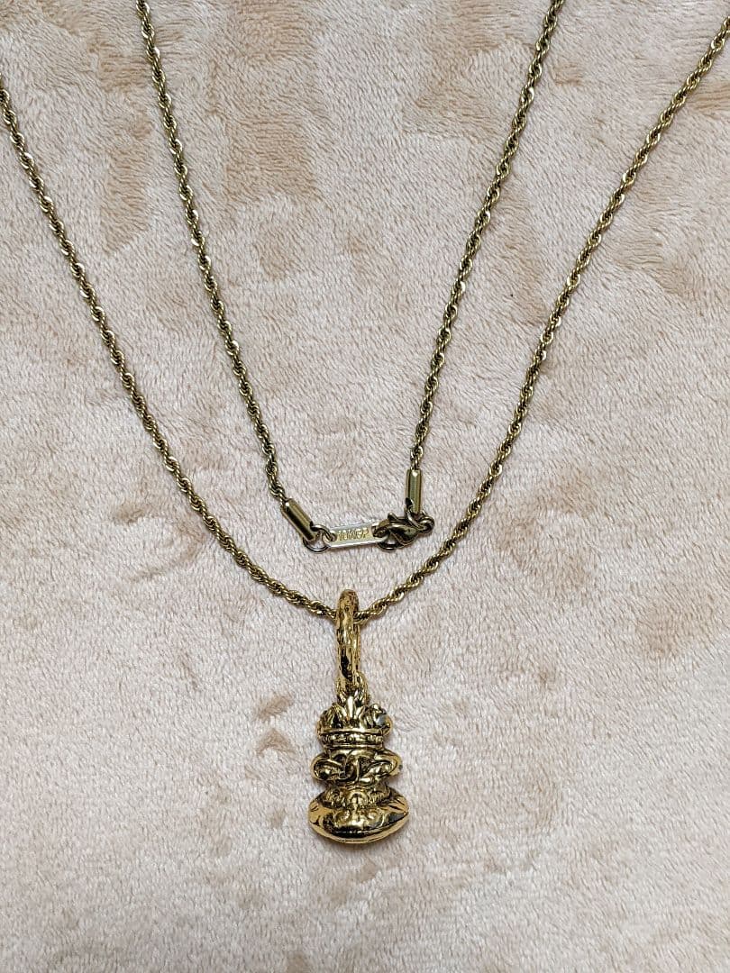 A*A様 CHANELシャネル レアなヴィンテージチャーム+18KGPネックレス