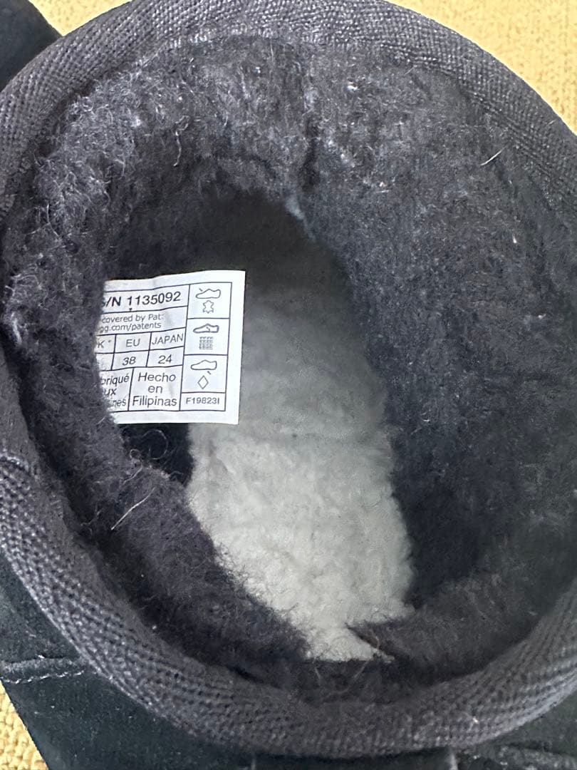 UGG 厚底　ブーツ　ブラック　美品