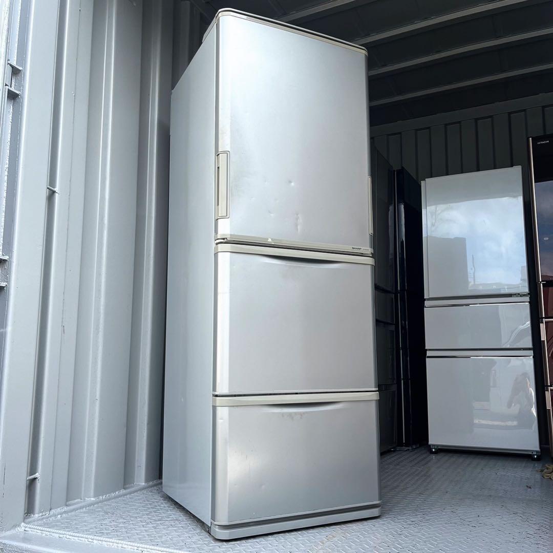 設置取付まで無料✨SHARP スタイリッシュシルバー3ドア冷蔵庫！洗濯機
