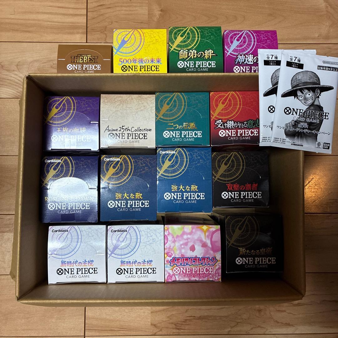 【1/5迄】16BOXまとめ売り テープ付き ワンピースカードONE PIECE