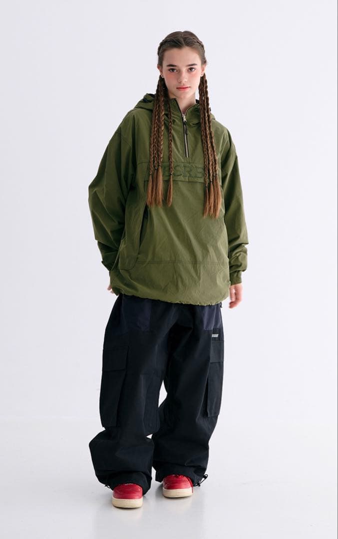 新品未使用品 ビエスラビット スノボ ウェア ジャケット カーキ色 グリーン