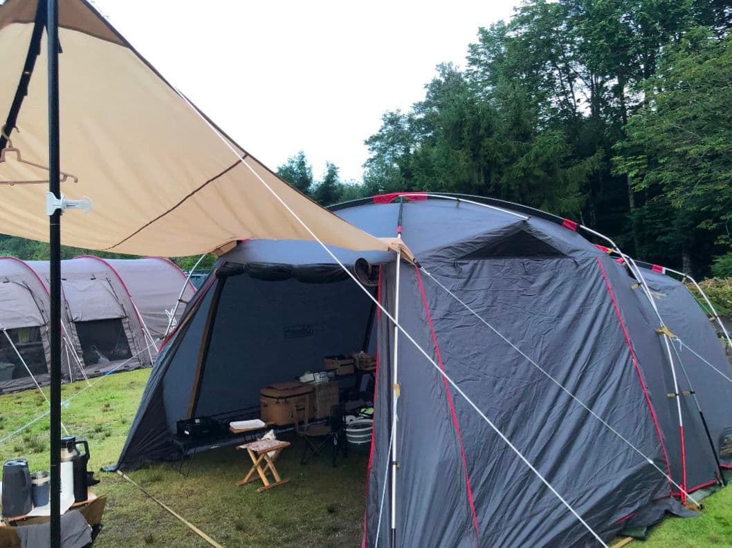 直営店限定_Coleman(コールマン)タフスクリーン2ルームハウス_紺色廃盤品