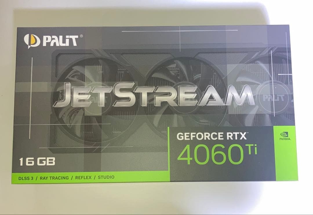 グラフィックボード・グラボ・ビデオカード Palit GeForce RTX 4060 Ti 16G JetStream