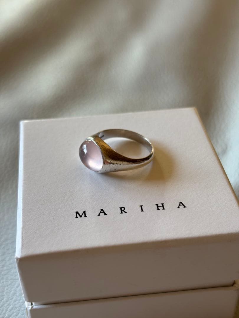マリハ　ローズクウォーツ　リング　11.5号