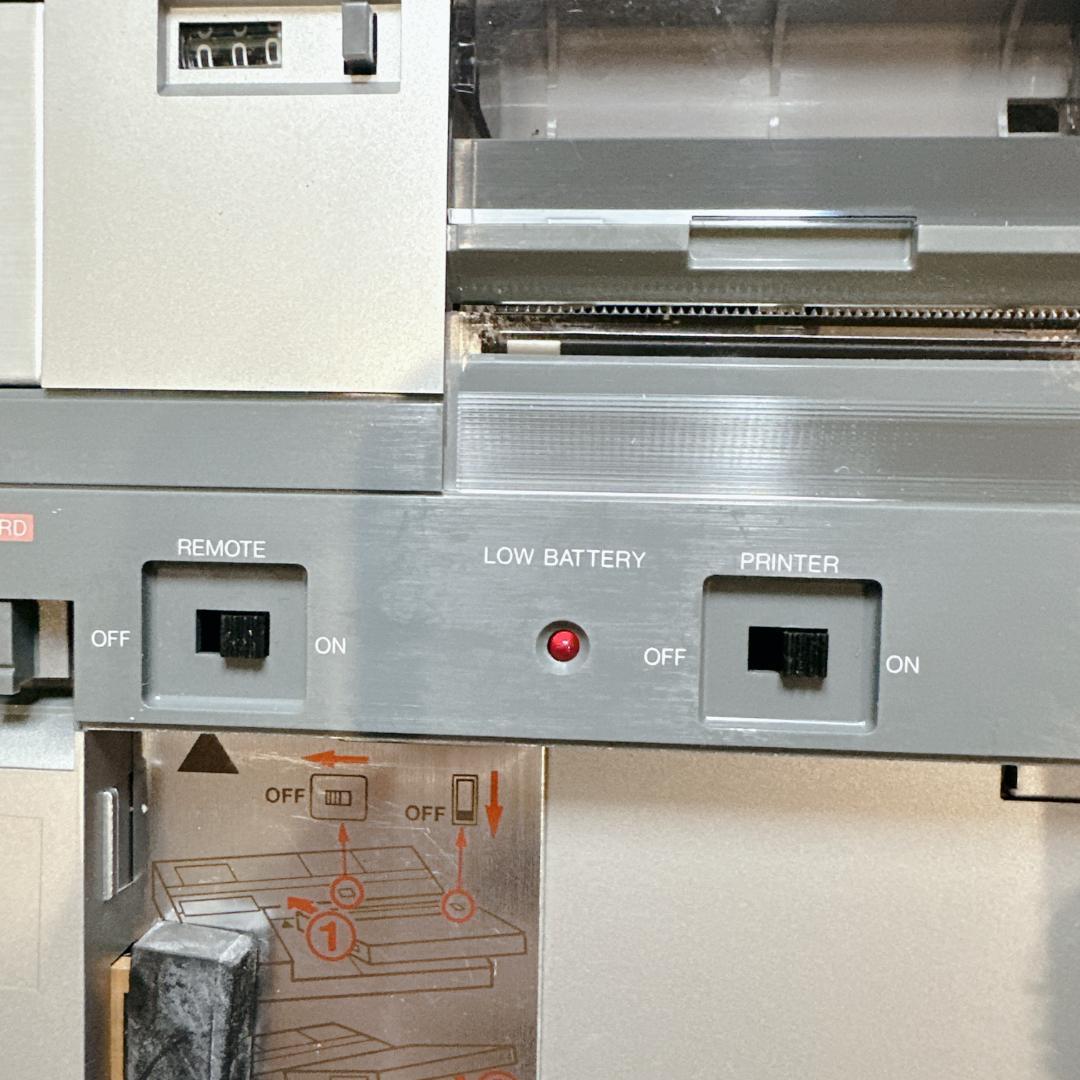 【美品・希少】SHARP ポケコン プリンタ＆カセットレコーダー CE-125S