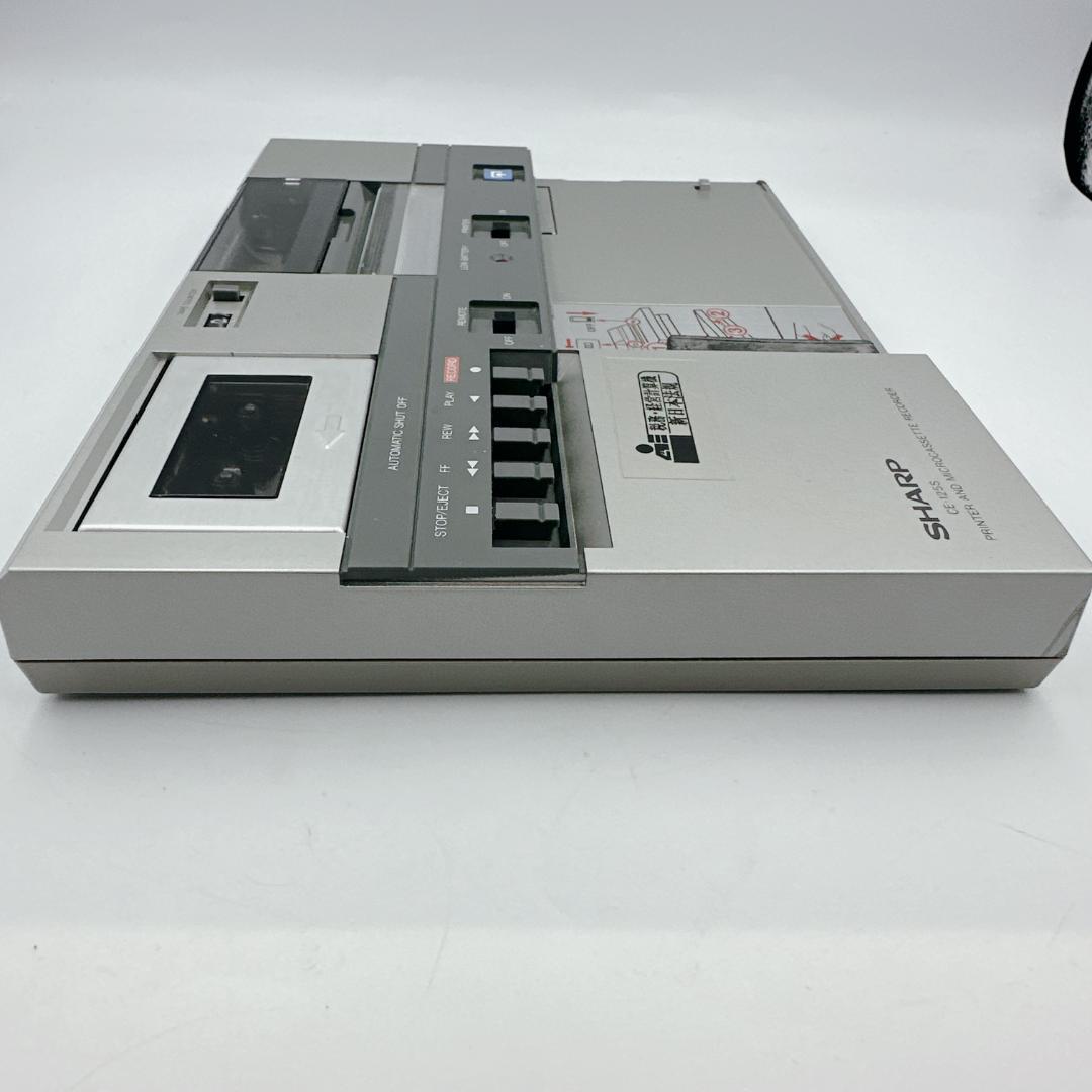 【美品・希少】SHARP ポケコン プリンタ＆カセットレコーダー CE-125S