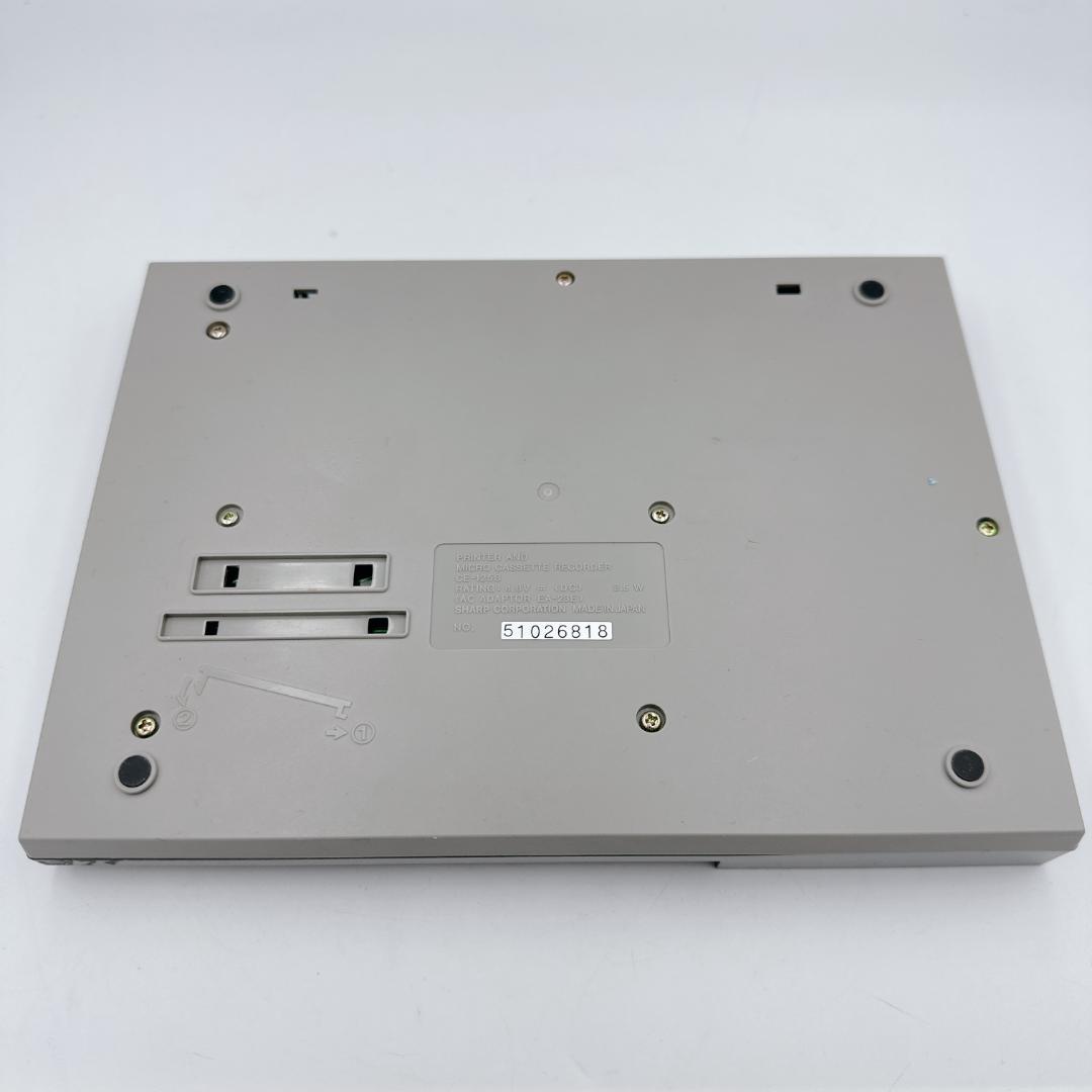 【美品・希少】SHARP ポケコン プリンタ＆カセットレコーダー CE-125S