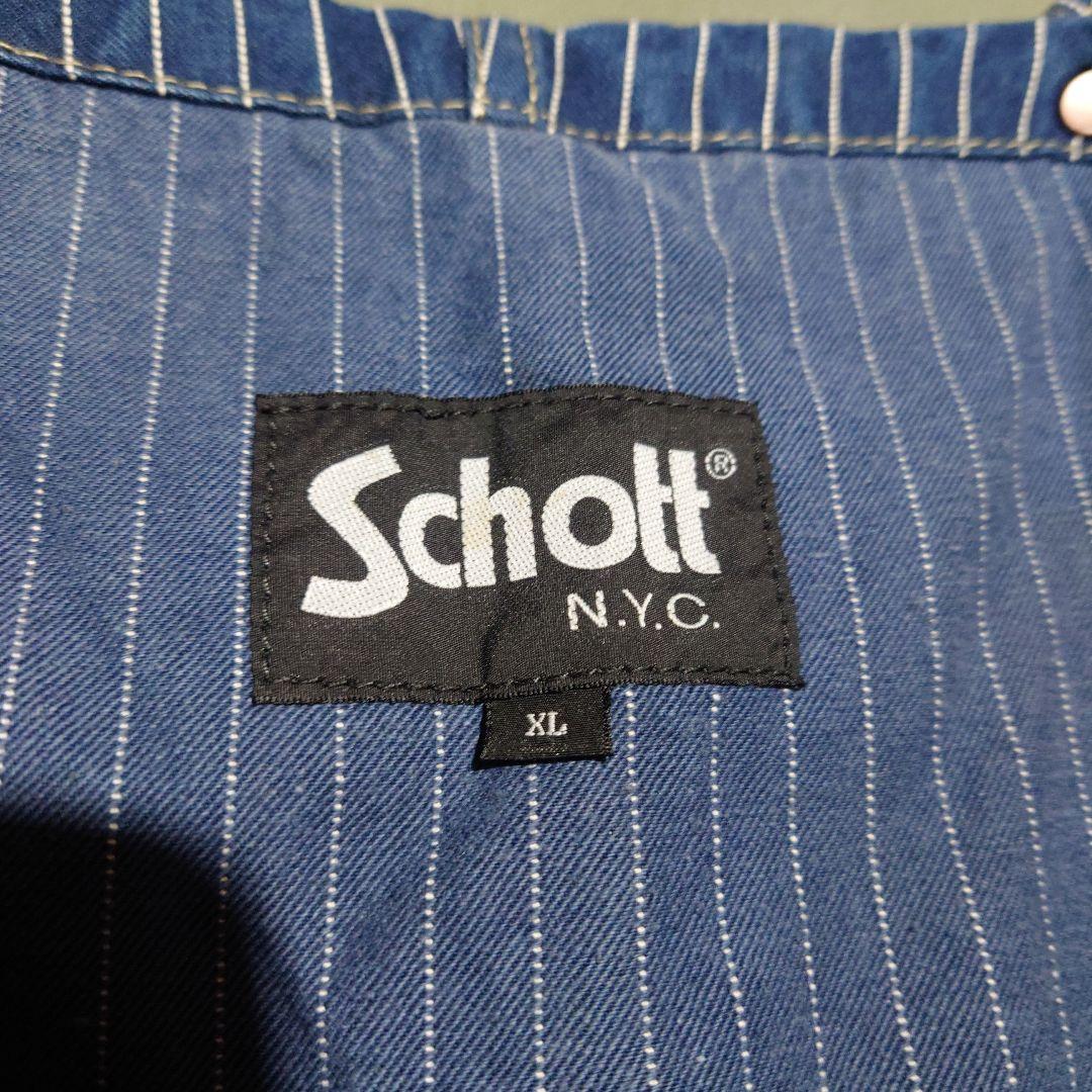 a*n様 schott　ショット　オーバーオール　ウォバッシュ サロペット　XL