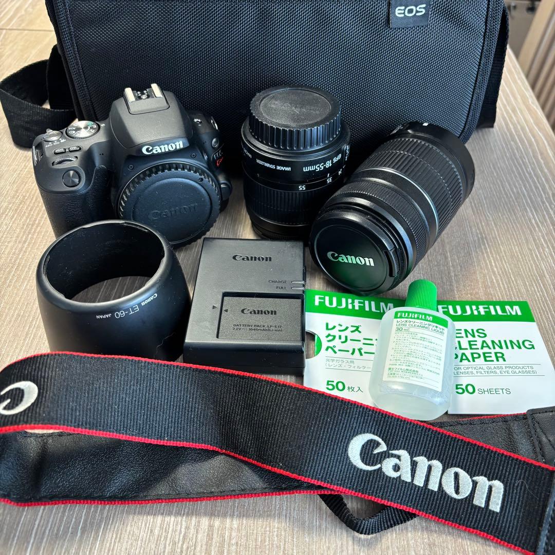 Canon EOS Kiss X9 本体＋Kiss X5 レンズ×2