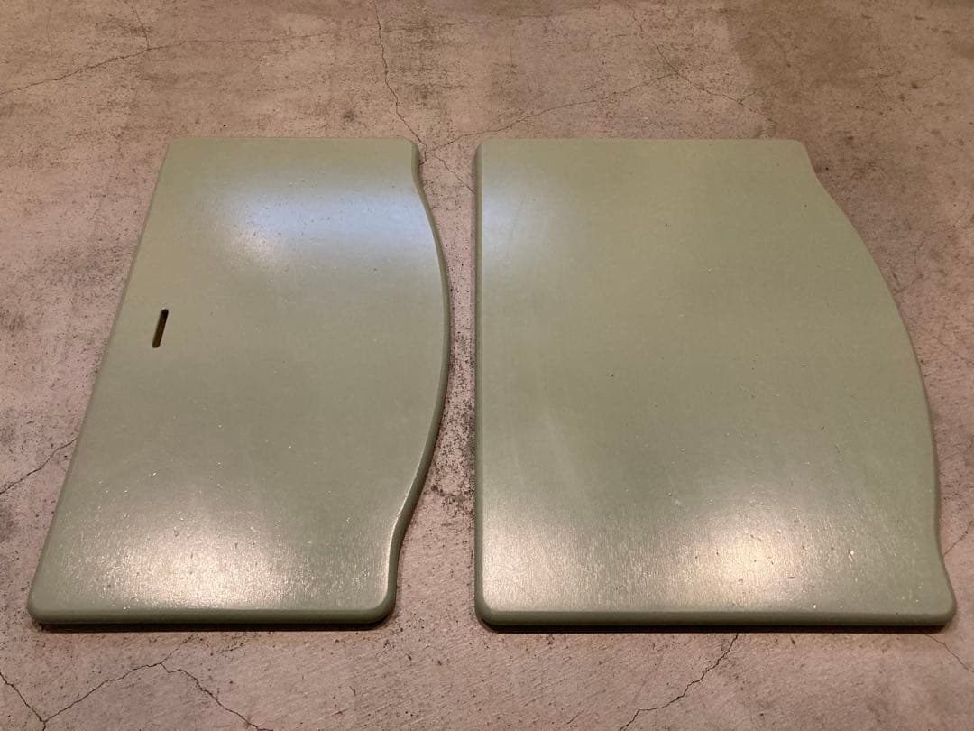 ストッケ　トリップトラップ　モスグリーン　ベビーセット&トレイ付　S/N6