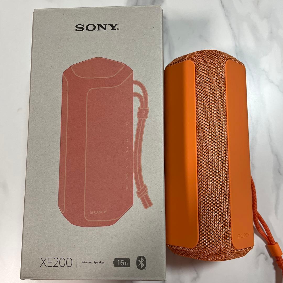 【美品】SONY XE200 ワイヤレススピーカー オレンジ