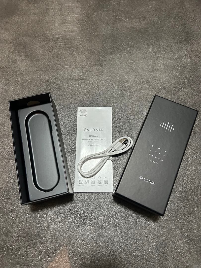 SALONIA 美顔器 EMS LIFT BRUSH 3D CARE