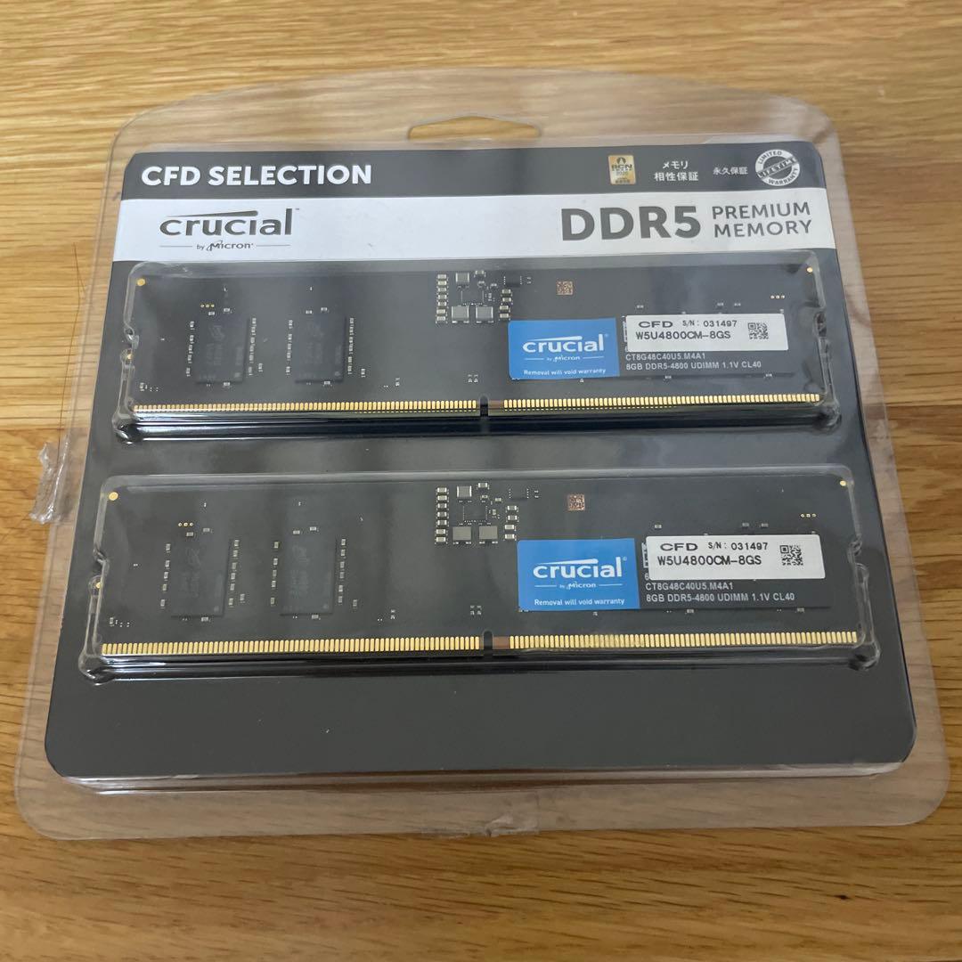 crucial ddr5 8gb×2 16gb