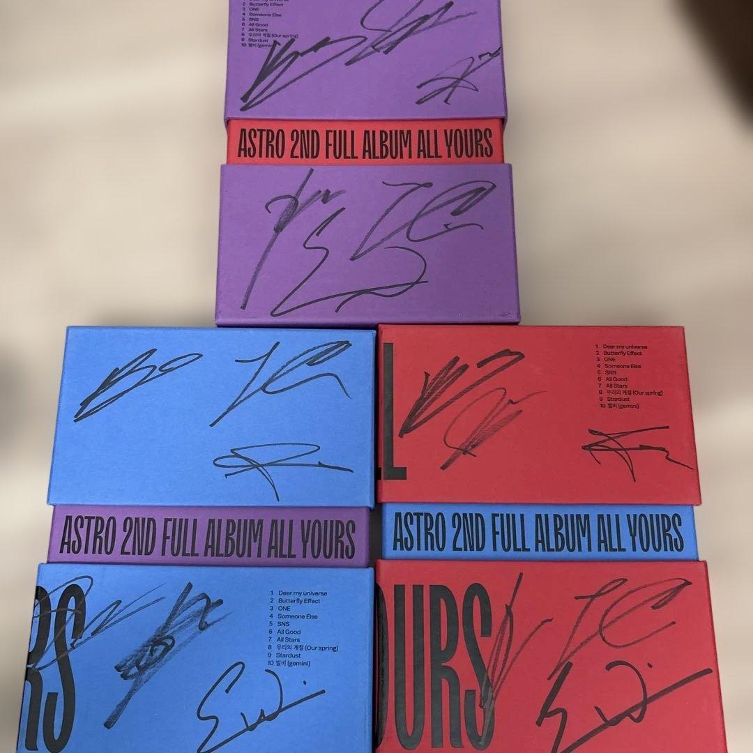 ASTRO アルバム　サイン入り