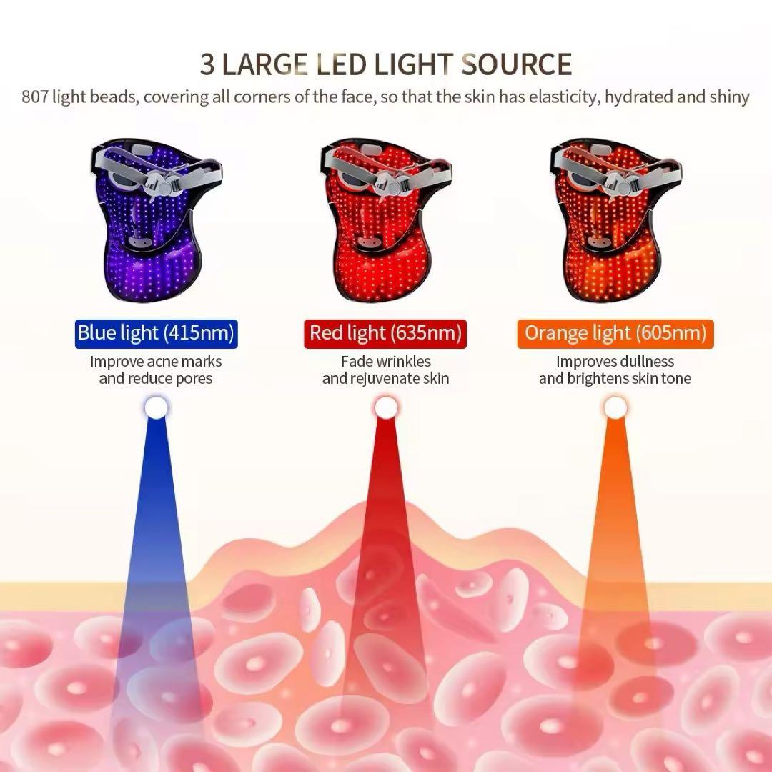 フェイスビューティーLEDライトセラピー機
