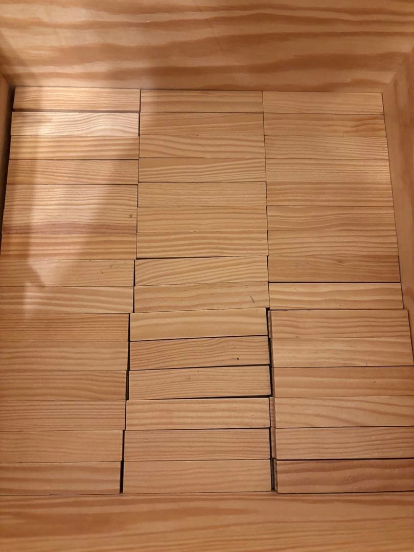 KAPLA 木製積み木 収納ボックス付き 約1000ピース