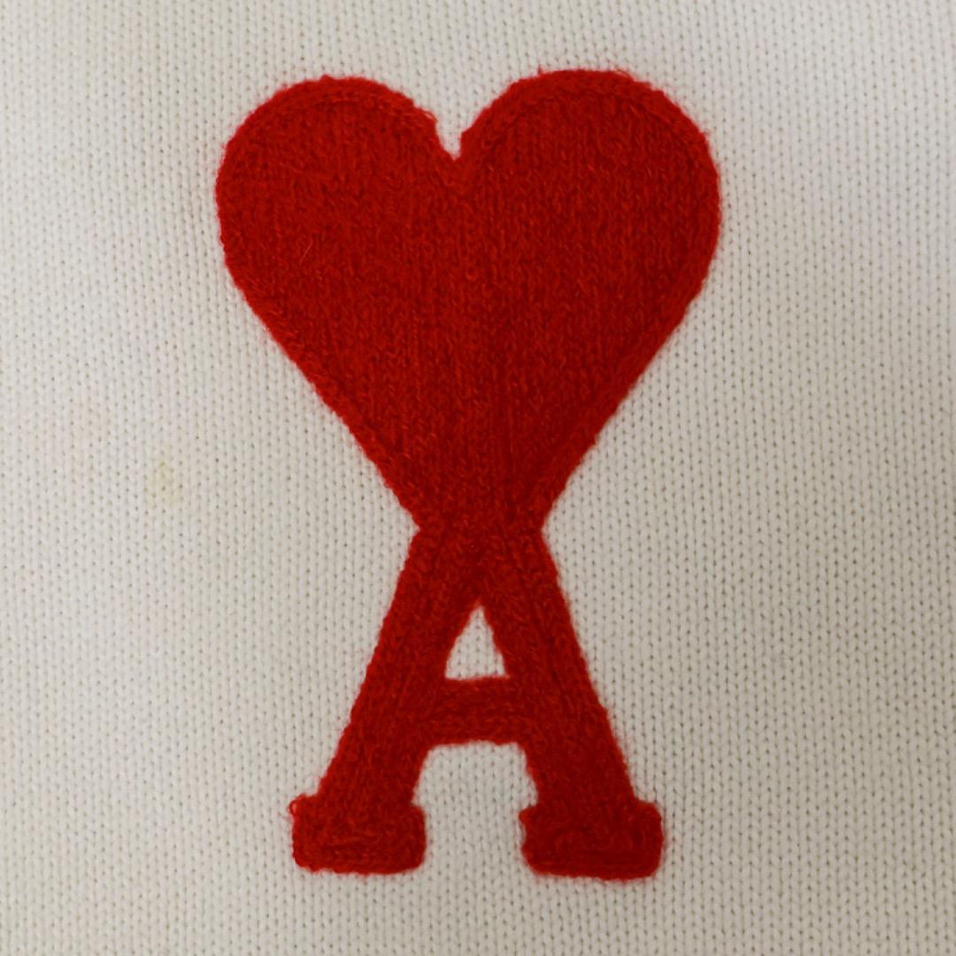 H5504-154◾️アミ アレクサンドル マテュッシ　コットンロゴニット