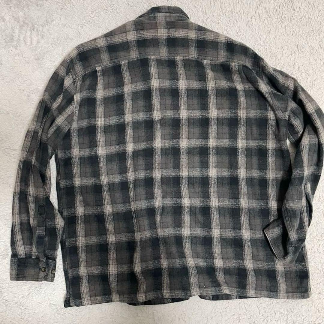 90s ST. JOHN'S BAY シャドウ オンブレ チェックXXL