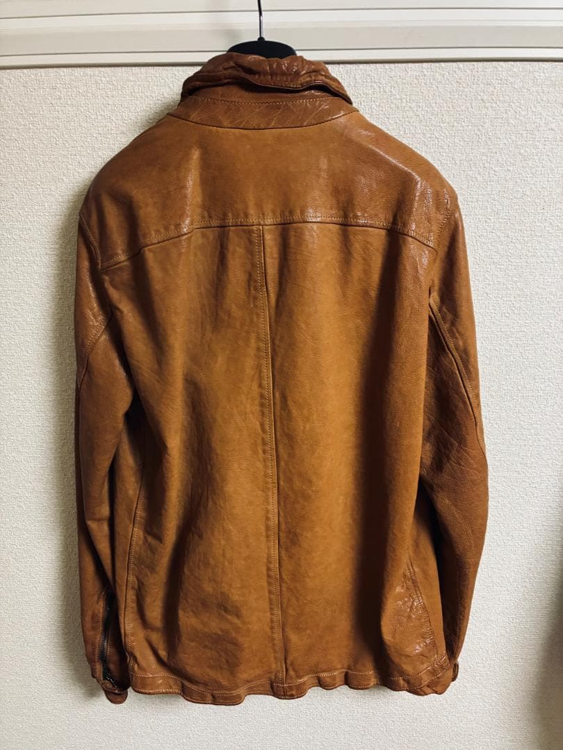 FAKTOR ファクター レザージャケット Mサイズ イタリア製 キャメル