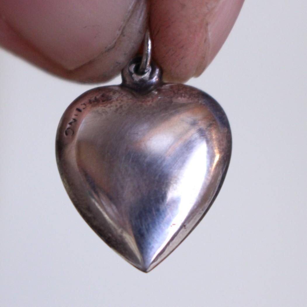 40s　スウィートハートジュエリー　WW2　シルバー　バタフライ　蝶　フラワー