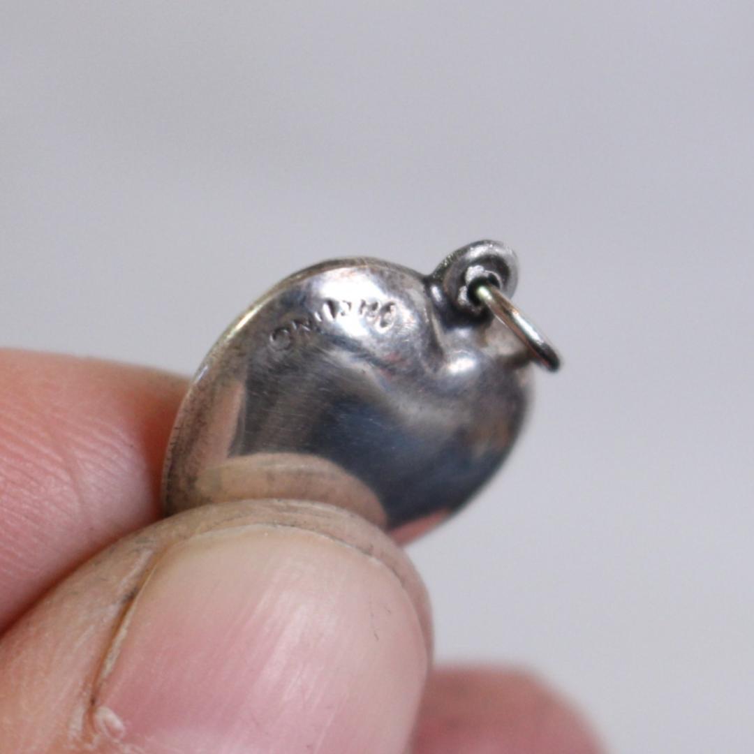 40s　スウィートハートジュエリー　WW2　シルバー　バタフライ　蝶　フラワー