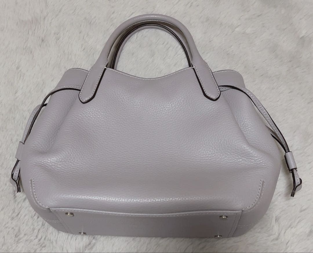 【美品】kate spade ダンプリング　スモール　サッチェル　グレー