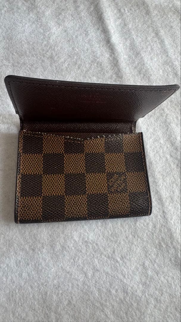 ルイ・ヴィトン　ダミエ　名刺入れ