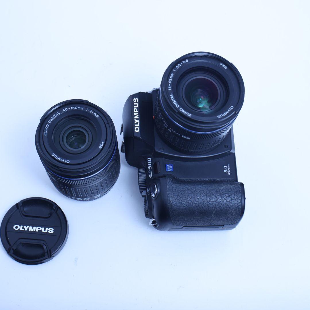 スマホ転送可 OLYMPUS e-500 一眼レフデジタルカメラ 標準望遠レンズ
