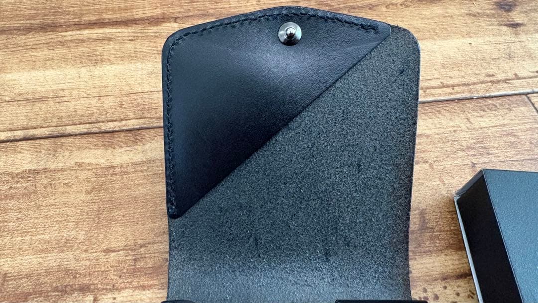 moku 小さな財布 saku ver.3 プエブロレザー ブラック