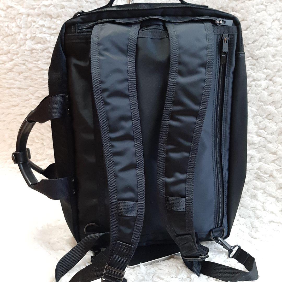 未使用に近い LUGGAGE LABEL 3WAY 黒 A4 ビジネスバッグ