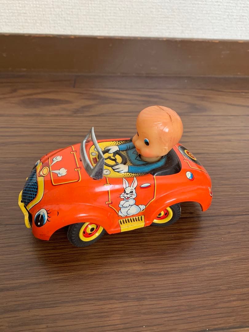 ブリキの自動車(メカニカル・ウォーキング・カー)日本製