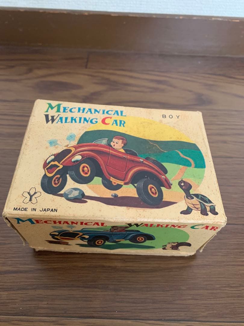 ブリキの自動車(メカニカル・ウォーキング・カー)日本製