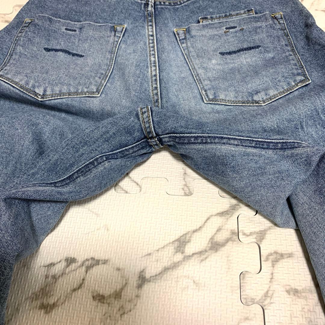 YANUK ヤヌーク LAURA カーブテーパードデニム 23サイズ