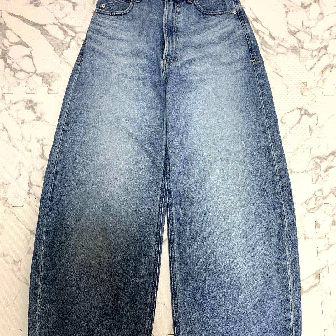 YANUK ヤヌーク LAURA カーブテーパードデニム 23サイズ