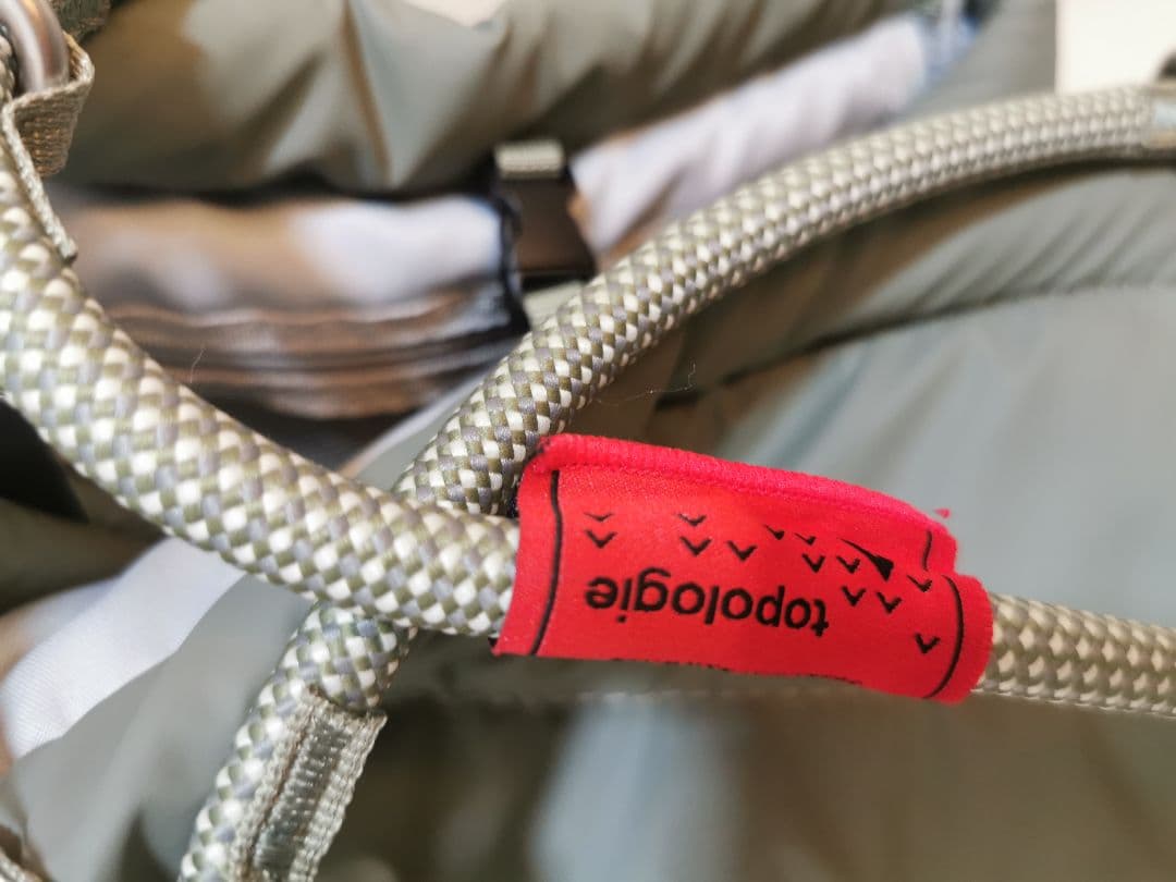 Topologie グレー キルティング トートバッグ大容量折りたたみ