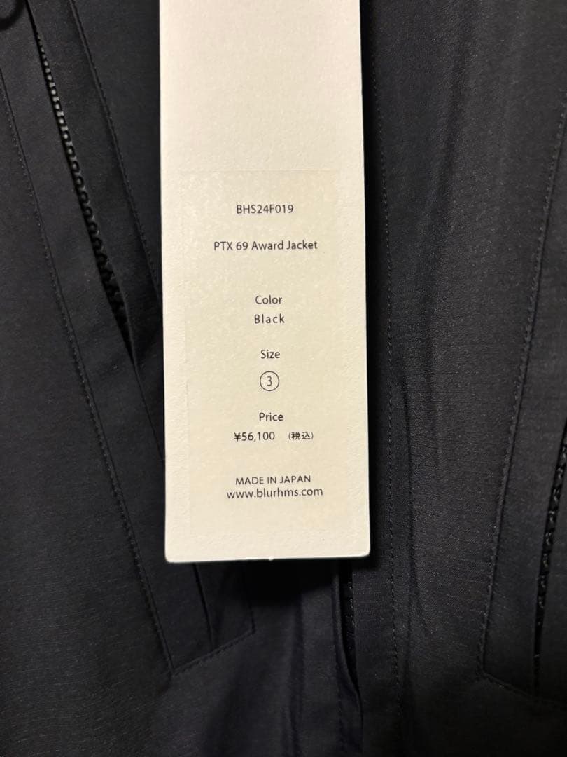 ＜blurhms＞ PTX 69 Award Jacket ブラック M