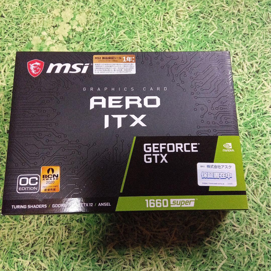 グラフィックボード・グラボ・ビデオカード MSI GEFORCE GTX 1660 SUPER AERO ITX OC