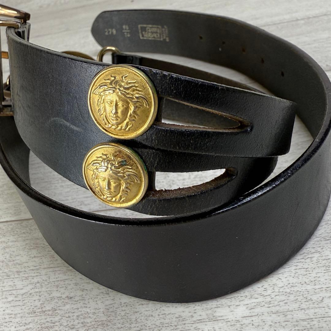 【希少】ヴェルサーチ ベルト メデューサ ベルト85/34