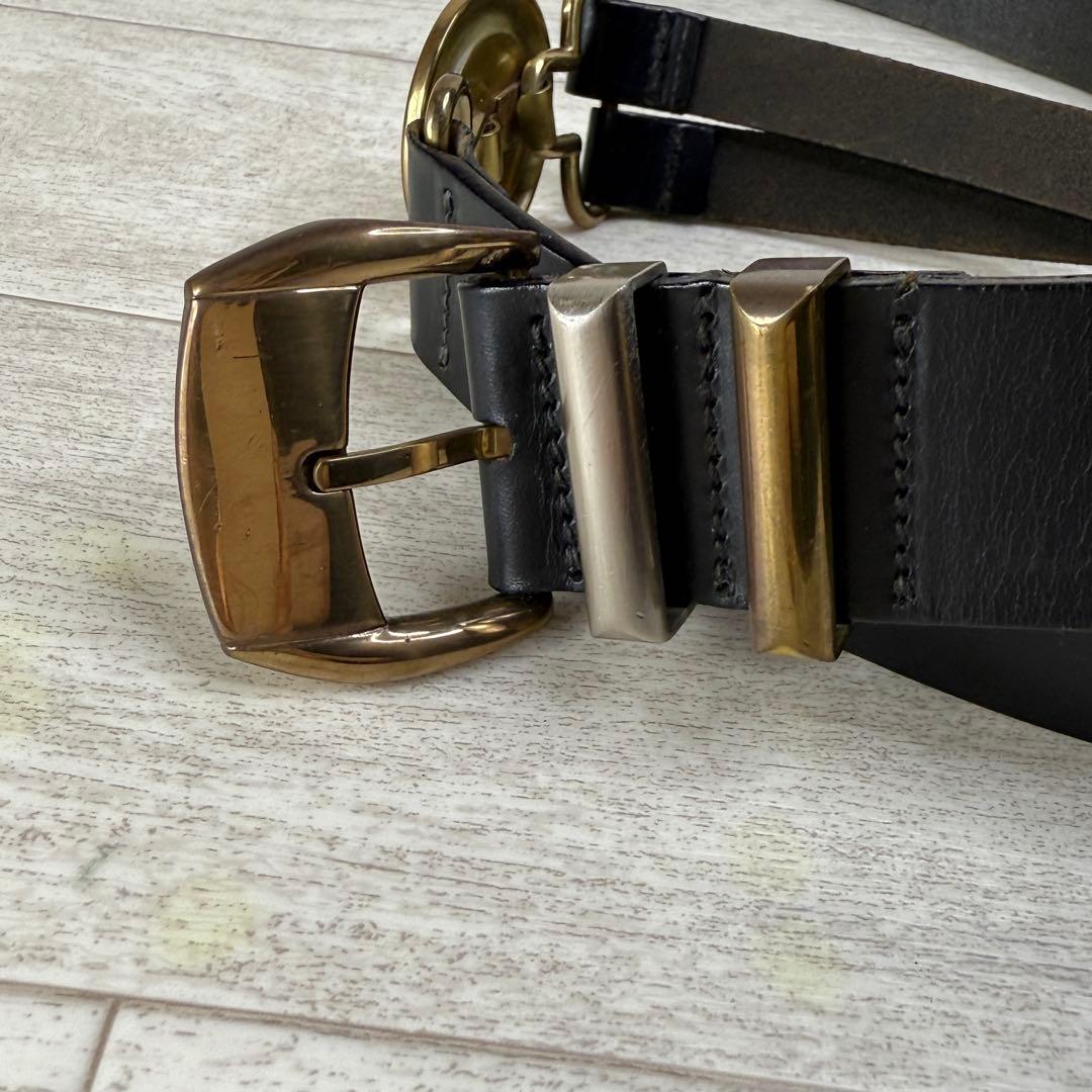 【希少】ヴェルサーチ ベルト メデューサ ベルト85/34