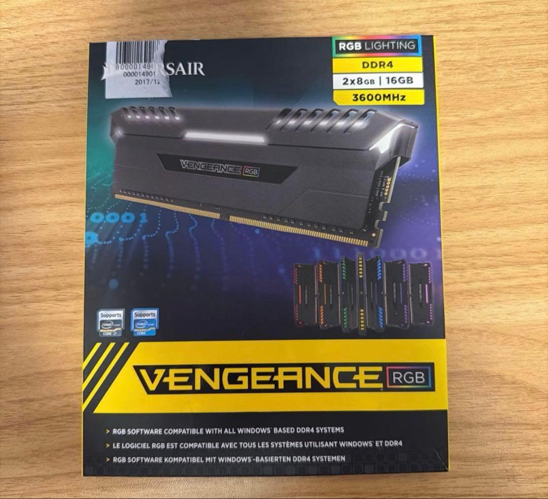 専用DDR4 16GB 2枚 3000MH 8GB 2枚 3600MHzセット